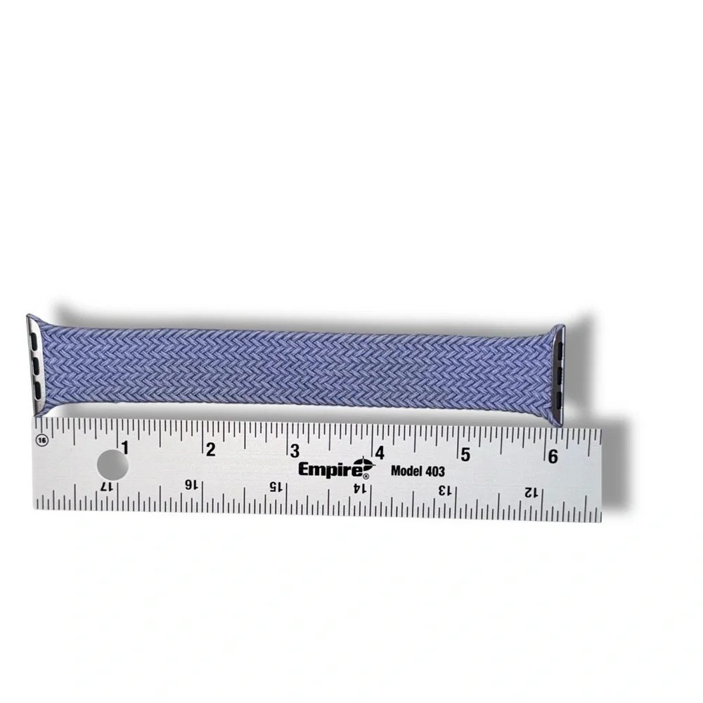 41mm English Lavendar Braided Solo Loop - Size 8